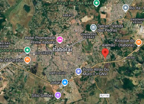 TERRENO PLANO COM 1.146 m² EM ITABORAÍ, localizado em Itaboraí - RJ